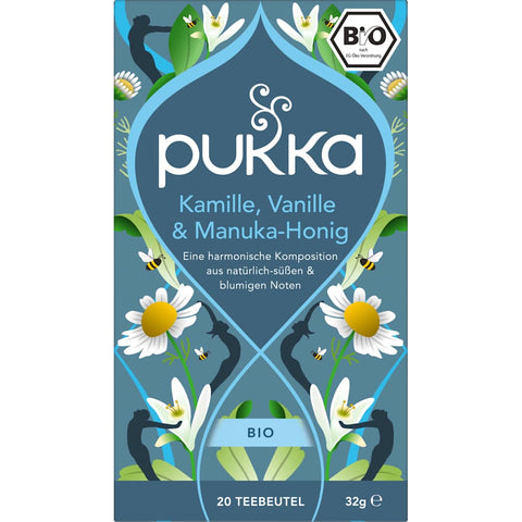 Pukka Chamomile, Vanilla & Manuka Honey Herbal Tea (20 bags), 32 g