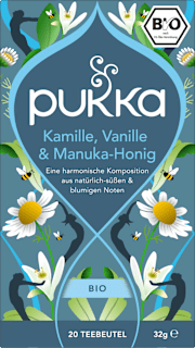 pukka Tisane aux herbes camomille, vanille et miel de manuka (20 sachets), 32 g