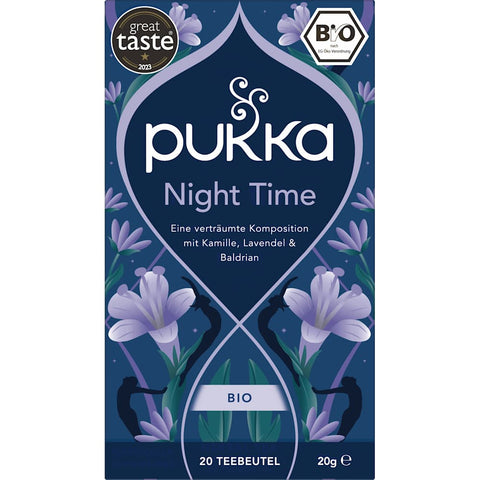 Pukka 'Night Time' herbal tea with chamomile, lavender and valerian (20 bags), 20 g