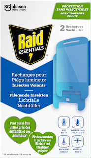 Raid ESSENTIALS Recharge pour piège lumineux (2 pièces)