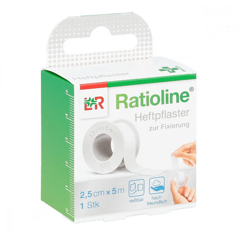 Ratioline acute pansement adhésif (2,5 cm x 5 m, 1 pièce)