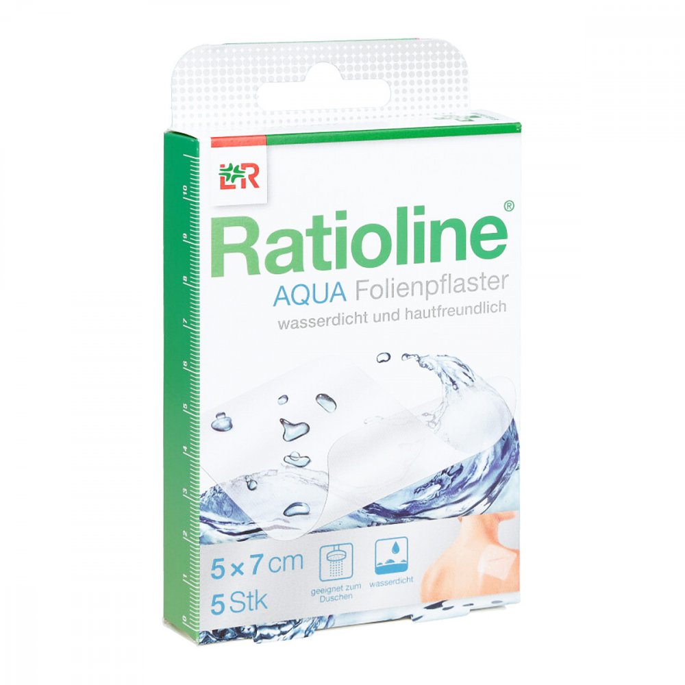 Ratioline aqua pansement de douche 5x7 cm (5 pièces)