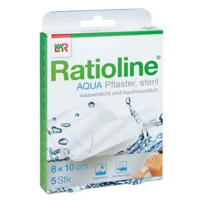 Ratioline aqua pansement de douche Plus stérile (8x10 cm, 5 pièces)