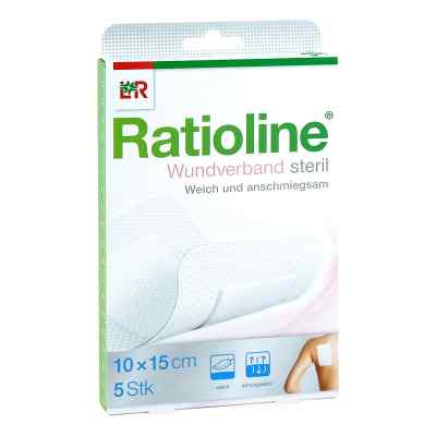 Ratioline pansement 15x10 cm stérile (5 pièces)