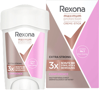 Rexona Antitranspirant crème déodorante Maximum Protection Confidence (45 ml)