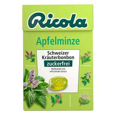Ricola sans sucre boîte pomme-menthe bonbons (50 g)