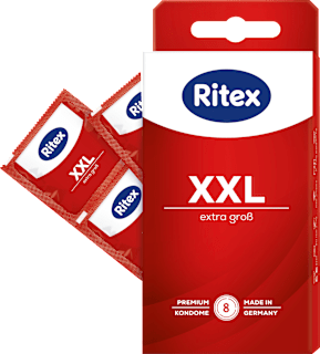 Ritex XXL préservatifs, largeur 55 mm (8 pièces)