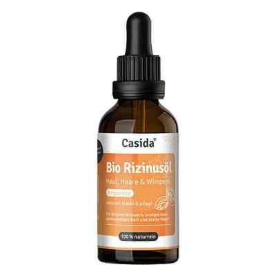 Casida GmbH Huile de ricin pressée à froid bio peau cheveux cils (50 ml)
