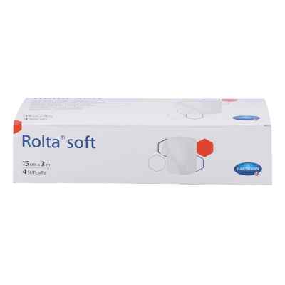 Rolta soft bande de coton synthétique 15 cm x 3 m (4 pièces)