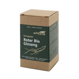 allcura Ginseng rouge bio gélules (50 pièces)