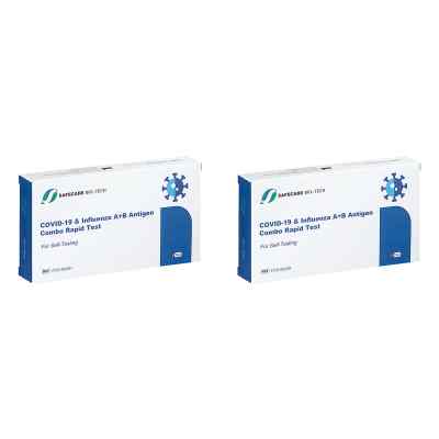 Safecare Covid-19 & Influenza A/B autotest combiné nasal (2x1 pièces)