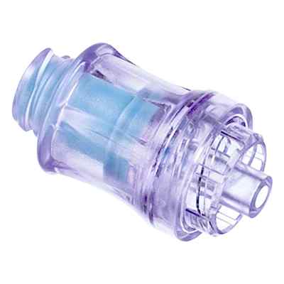 Safeflow valve à membrane sans aiguille avec extension bleue (1 pièce)