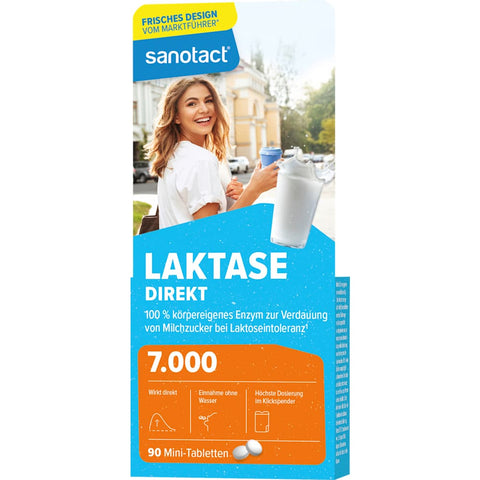 sanotact Laktase 7000 Direkt Mini comprimés (90 pièces, 7,1 g)