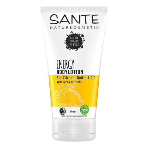 Sante Energy Lotion pour le corps au citron bio, coing & Q10 (150 ml)