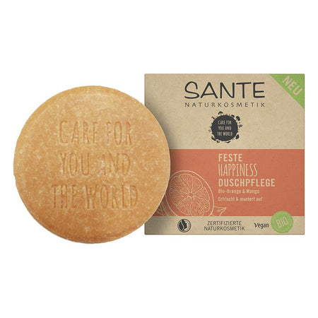 Sante Happiness gel douche solide bio Orange & Mangue (80 g)