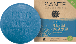 Sante Gel douche solide Ocean Dive Bio-Aloe Vera & Sel marin (80 g)