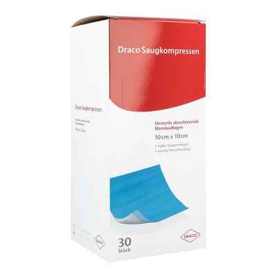 Draco Compresses absorbantes non stériles 10x10 cm (30 pièces)