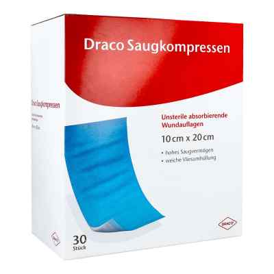 Draco Compresses absorbantes non stériles 10x20 cm (30 pièces)