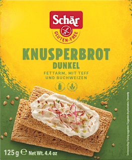 Schär pain croustillant foncé (21 pièces), sans gluten, 125 g