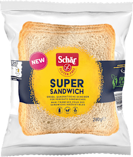 Schär Super Sandwich pain (6 pièces), sans gluten, 280 g