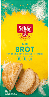 Schär Mélange de farine pour pains, petits pains et pâtes levées, sans gluten (1 kg)