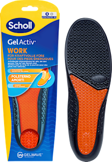 Scholl GelActiv Work semelles intérieures, pointure 35,5-40,5 (2 pièces)