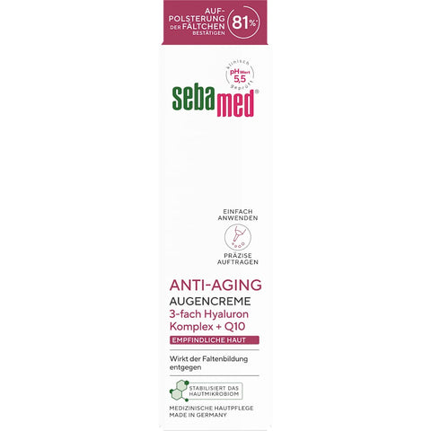 sebamed crème anti-âge pour les yeux Q10 (15 ml)