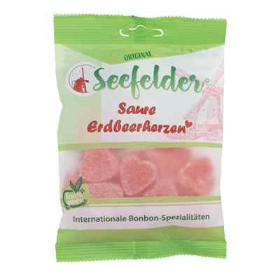 Kda Seefelder cœurs de fraise acidulés (100 g)