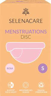 SELENACARE disque menstruel rose taille S (1 pièce)
