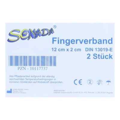 Senada pansement pour doigt 2x12 cm (2 pièces)
