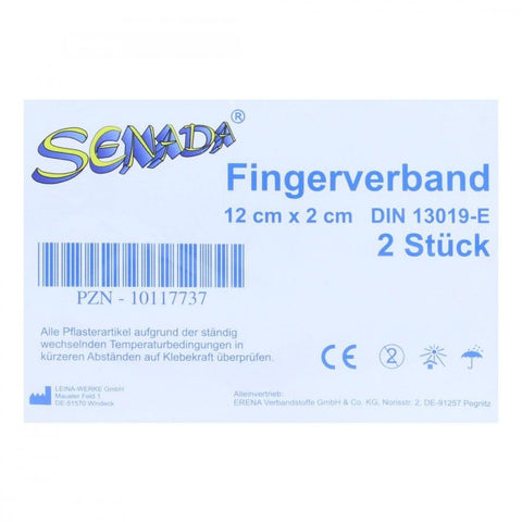 Senada pansement pour doigt 2x12 cm (2 pièces)