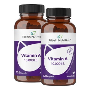R(h)ein Nutrition Pack économique Vitamine A 10 000 UI (2x120 gélules)