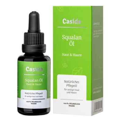 Casida GmbH Huile de squalane végétale pour peau et cheveux (30 ml)