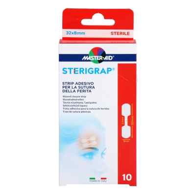 Trusetal Verbandstoffwerk GmbH Sterigrap bandelettes de suture 8x32 mm forme osseuse (10 pièces)