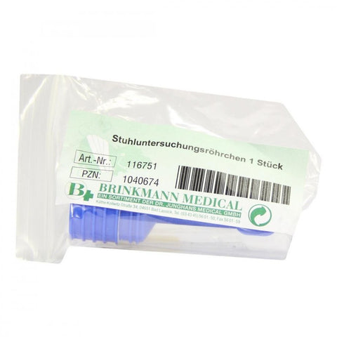 Brinkmann plastic stool collection tube (1 piece)