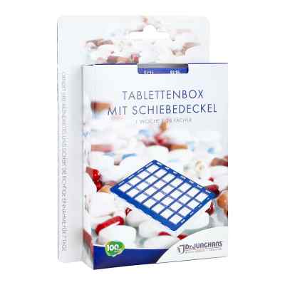 Dr. Junghans Medical GmbH boîte à pilules 1 semaine 28 compartiments avec couvercle coulissant (1 pièce)
