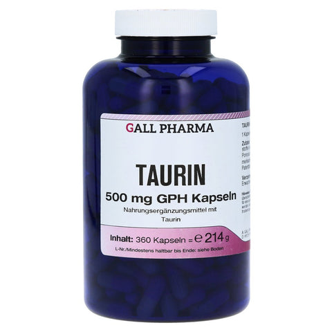 Gall Pharma Taurin 500 mg GPH gélules (360 pièces)