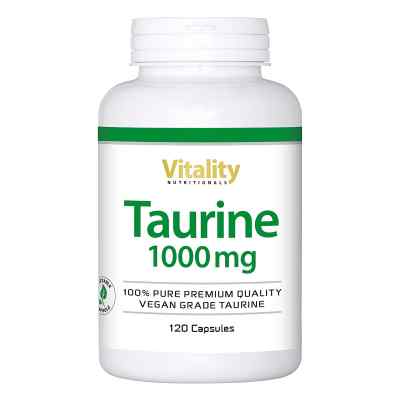 Vitality Nutritionals Taurine 1000 mg gélules vegan (120 gélules)