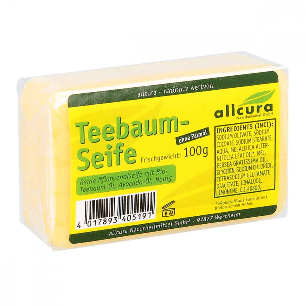 allcura Savon à l'arbre à thé (100 g)