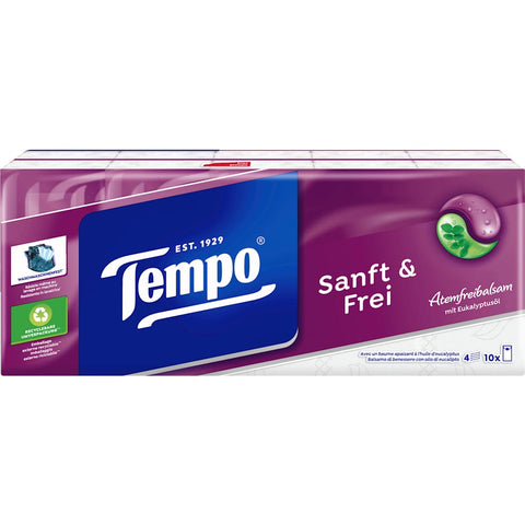 Tempo mouchoirs sanft & frei (90 pièces)