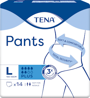 TENA Pants Incontinence Plus taille L, pack avantageux (4x14 pièces), 56 pièces
