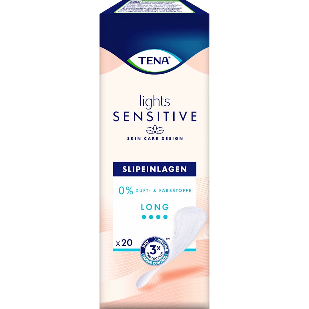 TENA protège-slips incontinence Lights Sensitive Long (20 pièces)