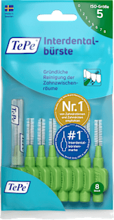 TePe brossettes interdentaires vertes 0,8 mm ISO 5 (8 pièces)