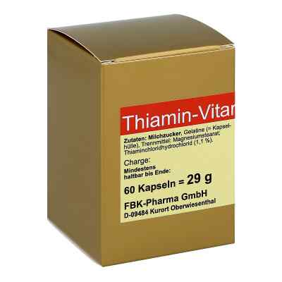 FBK-Pharma Thiamine gélules Vitamine B1 (60 gélules)