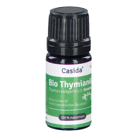 Casida GmbH Huile essentielle de thym bio Linalool naturellement pure (5 ml)