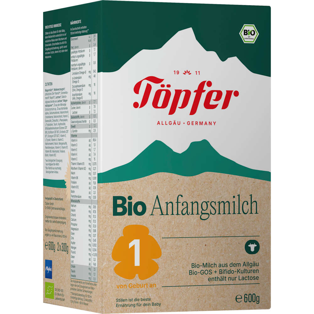 Töpfer Lait premier âge 1 dès la naissance (600 g)