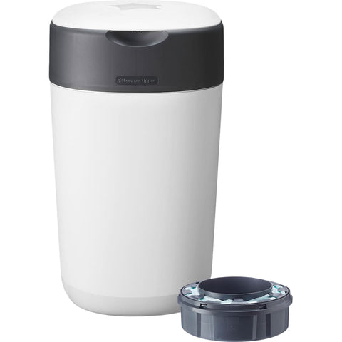 Tommee Tippee Twist & Click Sangenic Nappy Disposal Bin, White (1 piece)