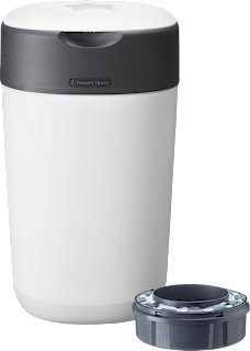 Tommee Tippee Twist & Click Nappy Bin White