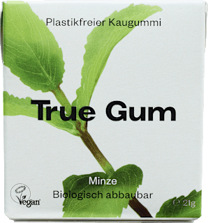 True Gum Chewing-gum menthe sans sucre (21 g)