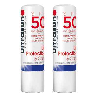 Ultrasun stick lèvres protection et soin SPF 50 (2x4.8 g)